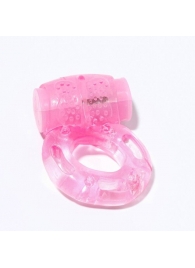 Розовое мягкое эрекционное кольцо с вибрацией - Сима-Ленд - #SOTBIT_REGIONS_UF_V_REGION_NAME# купить с доставкой