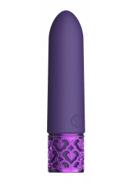 Фиолетовая перезаряжаемая вибропуля Imperial - 10 см. - Shots Media BV
