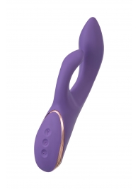 Фиолетовый вибратор-кролик Fingie с функцией Come-Hither - 21,6 см. - JOS