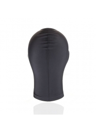 Черный текстильный шлем с прорезью для рта - Notabu - купить с доставкой в Москве