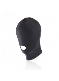Черный текстильный шлем с прорезью для рта - Bior toys - купить с доставкой в Москве