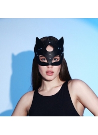 Оригинальная черная маска «Кошка» с ушками - Сима-Ленд - купить с доставкой в Москве