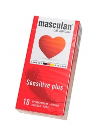 Презервативы Masculan Sensitive plus - 10 шт. - Masculan - купить с доставкой в Москве