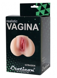 Телесный реалистичный мастурбатор-вагина 3D - Eroticon - в Москве купить с доставкой