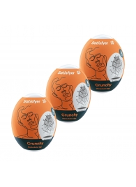 Набор из 3 мастурбаторов-яиц Satisfyer Crunchy - Satisfyer - в Москве купить с доставкой