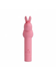 Нежно-розовый вибростимулятор в форме кролика Gerardo - Baile