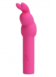 Ярко-розовый вибростимулятор в форме кролика Gerardo - Baile