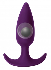Фиолетовая пробка со смещенным центром тяжести Delight - 10,5 см. - Lola Games