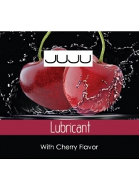 Пробник съедобного лубриканта JUJU с ароматом вишни - 3 мл. - JuJu - купить с доставкой в Москве