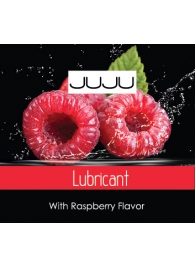 Пробник съедобного лубриканта JUJU с ароматом малины - 3 мл. - JuJu - купить с доставкой в Москве