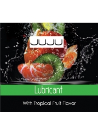Пробник съедобного лубриканта JUJU с ароматом тропический фруктов - 3 мл. - JuJu - купить с доставкой в Москве