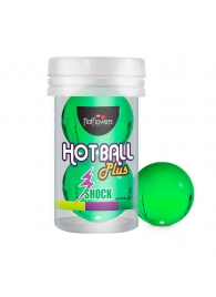 Лубрикант на силиконовой основе Hot Ball Plus с покалывающим эффектом (2 шарика по 3 гр.) - HotFlowers - купить с доставкой #SOTBIT_REGIONS_UF_V_REGION_NAME#