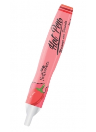 Ручка для рисования на теле Hot Pen со вкусом клубники и острого перца - HotFlowers - купить с доставкой #SOTBIT_REGIONS_UF_V_REGION_NAME#