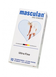 Ультратонкие презервативы Masculan Ultra Fine с обильной смазкой - 10 шт. - Masculan - купить с доставкой в Москве