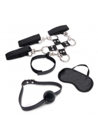 Набор для фиксации из 7 предметов Hogtie   Ball Gag Kit - Lux Fetish - купить с доставкой в Москве