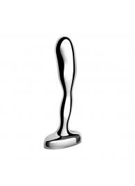 Стальной стимулятор простаты Stainless Steel Prostate Plug - 11,5 см. - b-Vibe - в Москве купить с доставкой