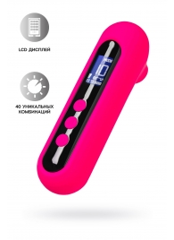 Ярко-розовый вакуум-волновой стимулятор Molette - ToyFa