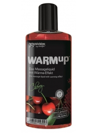 Разогревающее масло WARMup Cherry - 150 мл. - Joy Division - купить с доставкой #SOTBIT_REGIONS_UF_V_REGION_NAME#