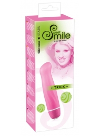 Розовый вибратор Smile Mini Trick G - 12,5 см. - Orion