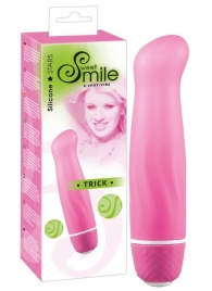 Розовый вибратор Smile Mini Trick G - 12,5 см. - Orion