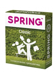Классические презервативы SPRING CLASSIC - 3 шт. - SPRING - купить с доставкой в Москве