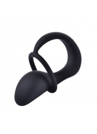 Черное эрекционное кольцо с анальной пробкой «Оки-Чпоки» - Сима-Ленд - #SOTBIT_REGIONS_UF_V_REGION_NAME# купить с доставкой