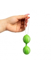 Зеленые вагинальные шарики «Оки-Чпоки» - Сима-Ленд