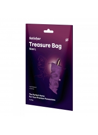 Фиолетовый мешочек для хранения игрушек Treasure Bag L - Satisfyer - купить с доставкой в Москве