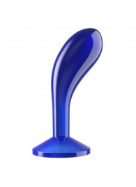 Синяя анальная втулка Flawless Clear Prostate Plug 6.0 - 15 см. - Lovetoy - в Москве купить с доставкой