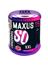 Презервативы Maxus XXL увеличенного размера - 15 шт. - Maxus - купить с доставкой в Москве