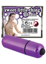 Фиолетовая вибропуля Sweet Little Thing - 7 см. - Orion