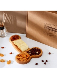 Деревянное блюдо для подачи в форме члена (32,5 х 20 х 1,7 см) - Сима-Ленд - купить с доставкой в Москве