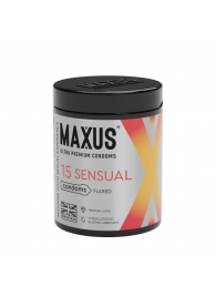 Анатомические презервативы MAXUS Sensual - 15 шт. - Maxus - купить с доставкой в Москве