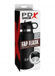 Черный мастурбатор в виде бутылки Fap Flask - Pipedream - в Москве купить с доставкой