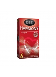 Гладкие презервативы Domino Harmony - 6 шт. - Domino - купить с доставкой в Москве
