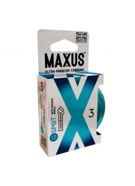 Презервативы Maxus G spot с двойной спиралью - 3 шт. - Maxus - купить с доставкой #SOTBIT_REGIONS_UF_V_REGION_NAME#