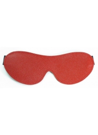 Красная кожаная маска на глаза - БДСМ Арсенал - купить с доставкой #SOTBIT_REGIONS_UF_V_REGION_NAME#