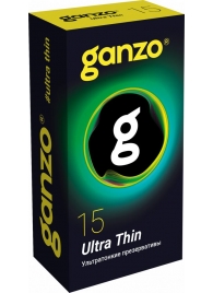 Прозрачные ультратонкие презервативы Ganzo Ultra thin - 15 шт. - Ganzo - купить с доставкой #SOTBIT_REGIONS_UF_V_REGION_NAME#