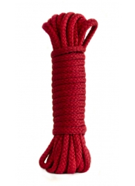 Красная веревка Bondage Collection Red - 9 м. - Lola toys - купить с доставкой #SOTBIT_REGIONS_UF_V_REGION_NAME#
