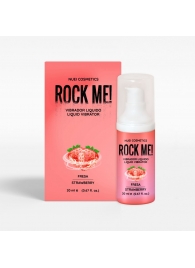 Жидкий вибратор Nuei Rock Me! с ароматом клубники - 20 мл. - Nuei cosmetics - купить с доставкой в Москве