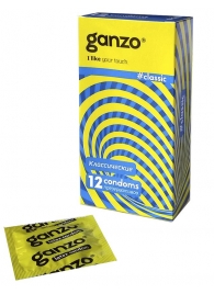 Классические презервативы с обильной смазкой Ganzo Classic - 12 шт. - Ganzo - купить с доставкой в Москве