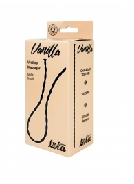 Черный уретральный массажер Glide Small - 30 см. - Lola Games - купить с доставкой в Москве