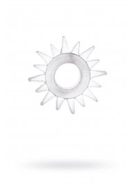 Прозрачное гелевое эрекционное кольцо-солнце - Toyfa Basic - в Москве купить с доставкой