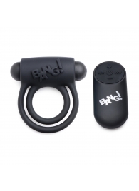 Черное эрекционное виброкольцо 28X Remote Control Vibrating Cock Ring   Bullet - XR Brands - #SOTBIT_REGIONS_UF_V_REGION_NAME# купить с доставкой