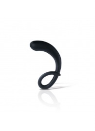 Черный массажер простаты Curving Curt - 13 см. - MyStim - купить с доставкой в Москве