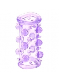 Фиолетовая насадка с шариками и шипами LUST CLUSTER - Dream Toys - #SOTBIT_REGIONS_UF_V_REGION_NAME# купить с доставкой
