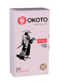 Тонкие презервативы OKOTO Ultra Thin - 12 шт. - Sitabella - купить с доставкой #SOTBIT_REGIONS_UF_V_REGION_NAME#