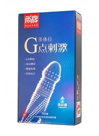 Ультратонкие презервативы Elasun G-spot stimulation с ребрами и точками - 10 шт. - Elasun - купить с доставкой в Москве