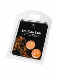 Набор из 2 шариков с массажным маслом Brazilian Balls с разогревающим эффектом - Secret Play - купить с доставкой #SOTBIT_REGIONS_UF_V_REGION_NAME#