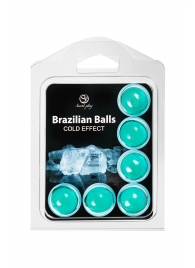 Набор из 6 шариков с массажным маслом Brazilian Balls с охлаждающим эффектом - Secret Play - купить с доставкой #SOTBIT_REGIONS_UF_V_REGION_NAME#